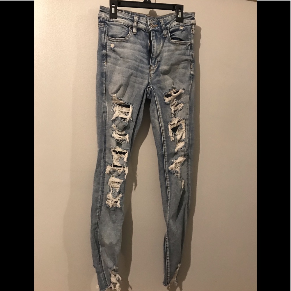 COPY - American Eagle skinny, ripped jeans